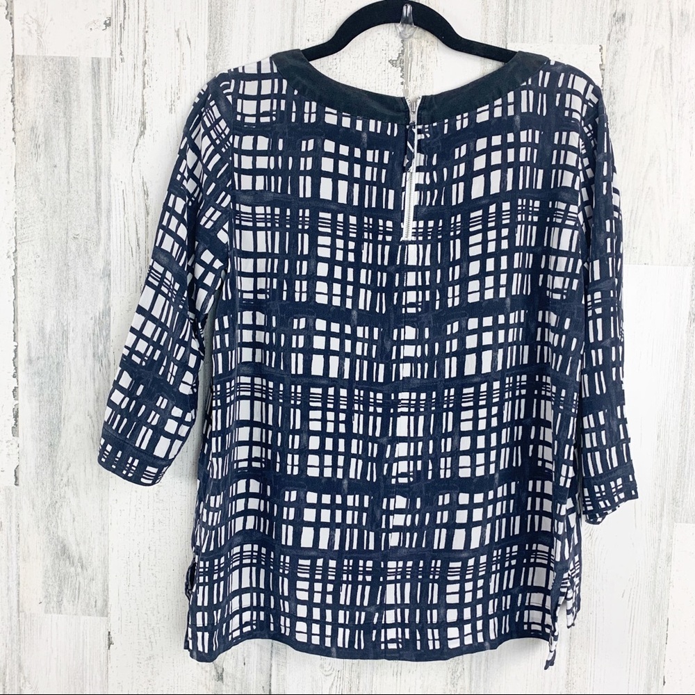 Madewell brushstroke silk retrospect top - Picture 5 of 7